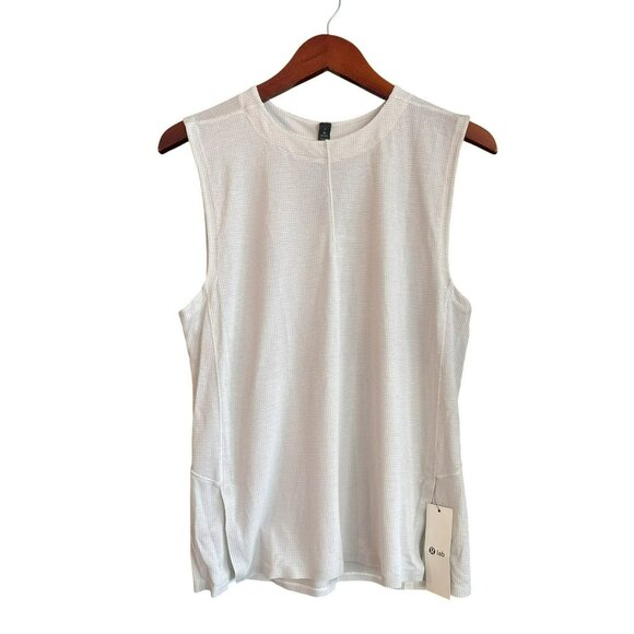 lululemon athletica Tops - Lululemon LAB Esker Tank Top Size Small NWT Heathered Nimbus White RARE